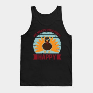 Pie Makes Everybody Happy T Shirt For Women Men Tank Top